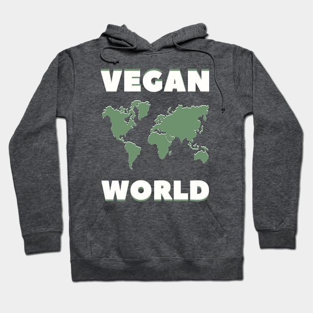 (Map of the) VEGAN WORLD Hoodie by TJWDraws